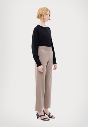 GHIRO - Trousers - tortora