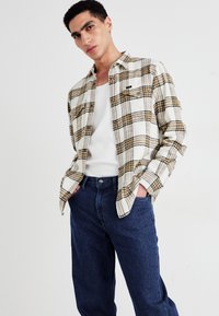 Lee CLEAN WESTERN - Chemise - ecru ochre plaid