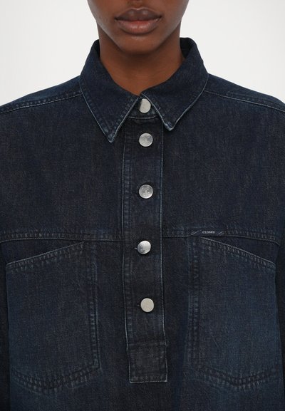 CLOSED DRESS - Denim dress - dark blue
