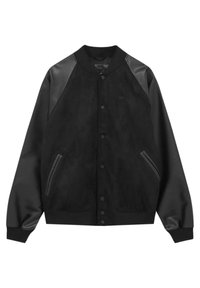 PULL&BEAR Faux leather jacket - mottled black