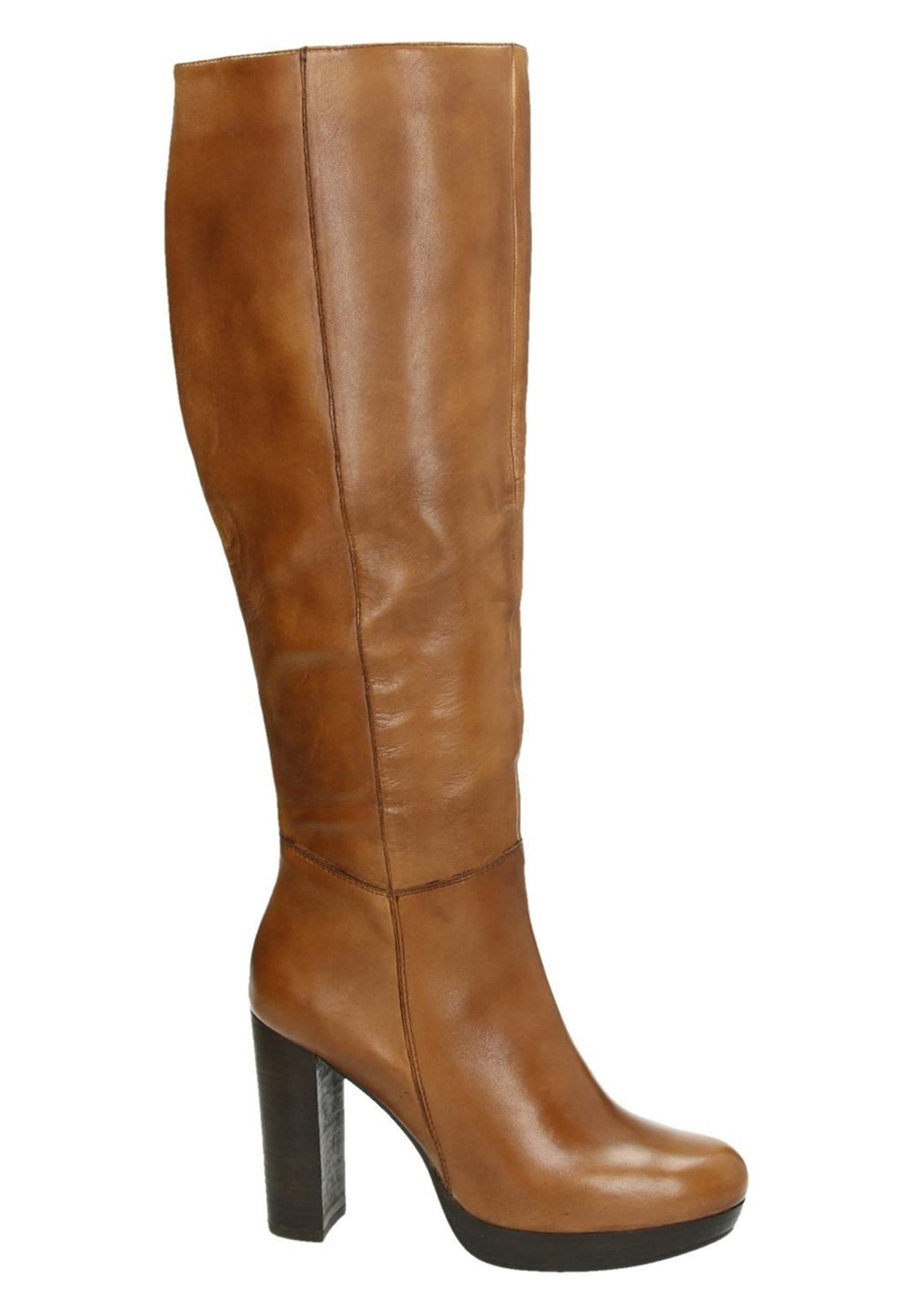 Nelson Laarzen met hoge hak - cognac/Cognac - Zalando.nl