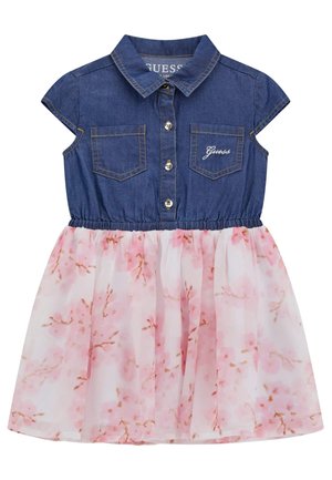 FLOREALE ALL OVER - Jeansklänning - rosa floreale