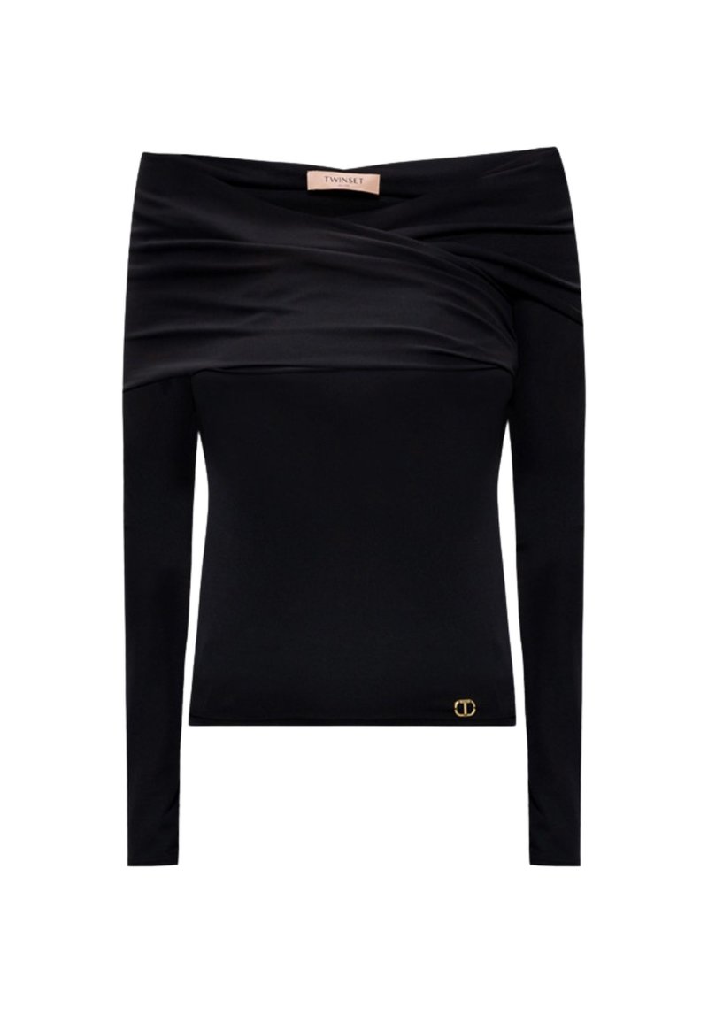 TWINSET Longsleeve zwart denim/blackdenim