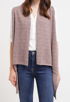 Weste - taupe