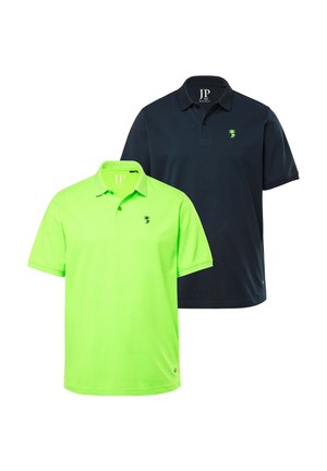 2-PACK SHORT SLEEVE CHEST EMBROIDERY - Poloshirt - neon green