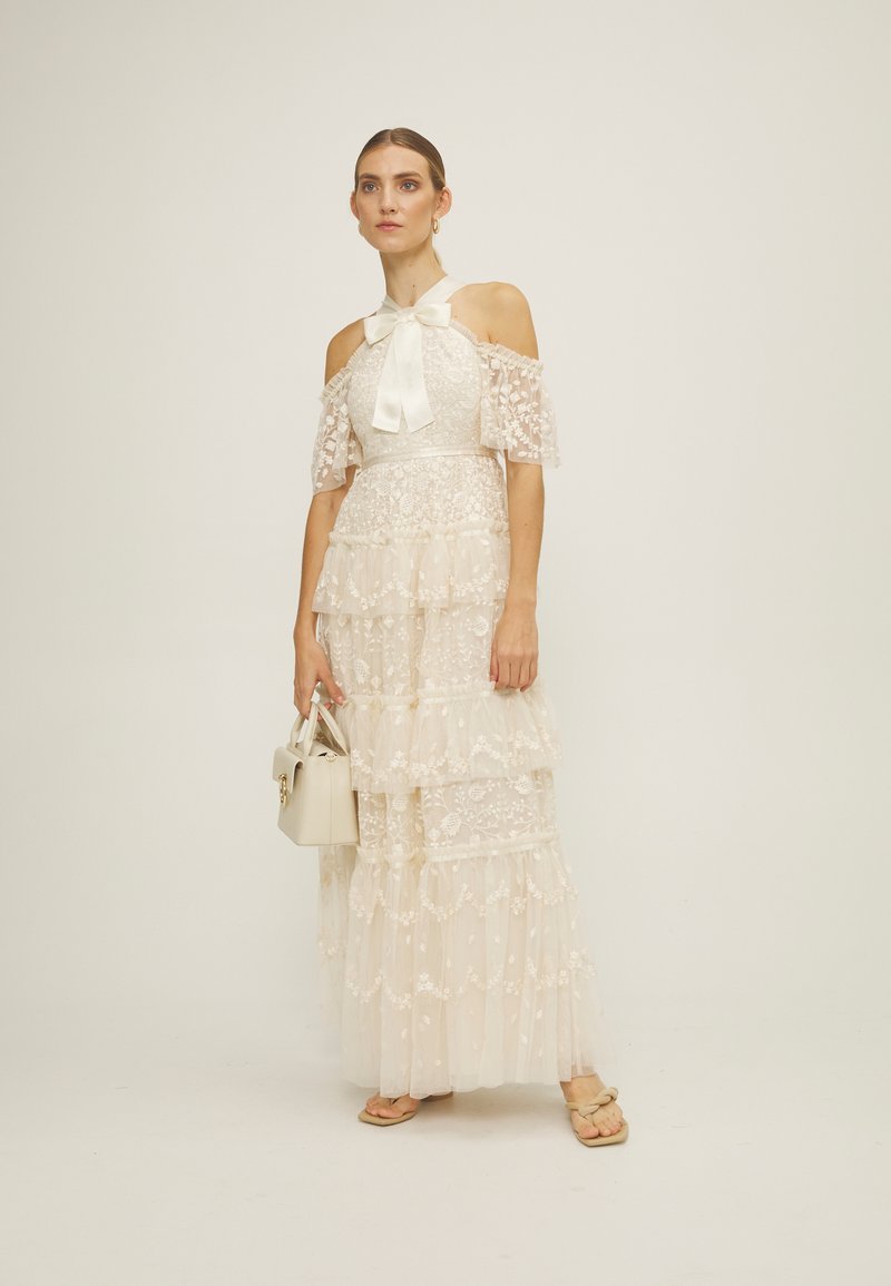 Needle & Thread PRIMROSE GOWN - Occasion wear - cream/cream/off-white -  Zalando.co.uk