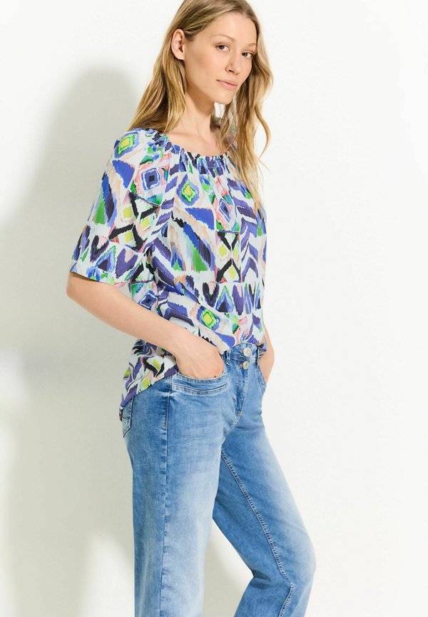 PRINT - Bluse - weiß