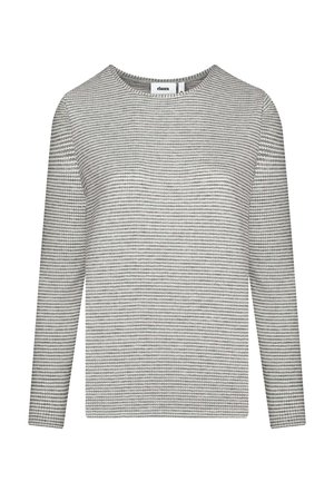 MIT GRAFISCHEM MUSTER - Langarmshirt - silver-white