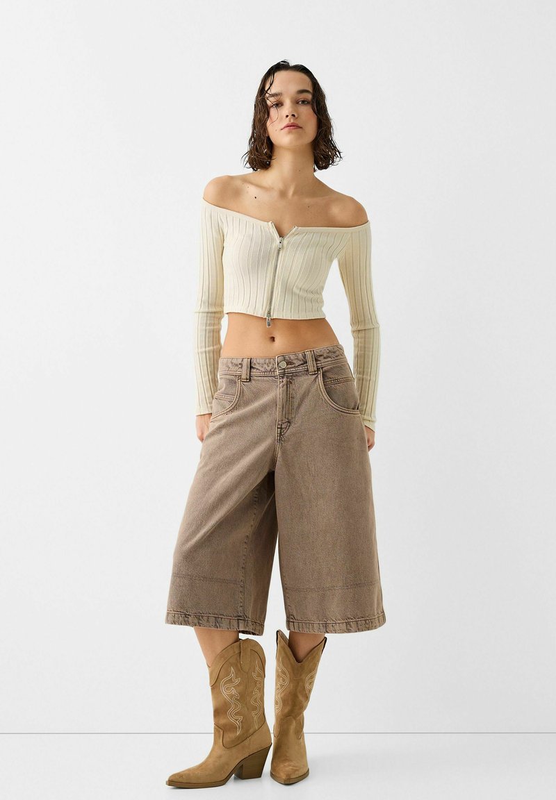 Bershka Vest beige Bershka Vest beige