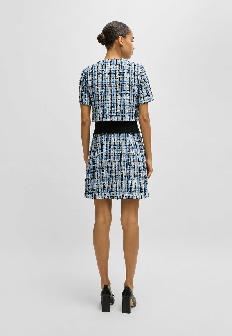 BOSS DOSOLA Shirt dress patterned seven/blue