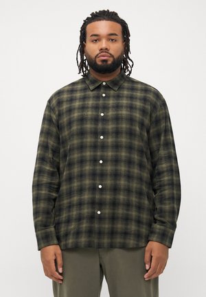 JCOCOVER CHECKED SHIRT - Overhemd - grape leaf/shadow