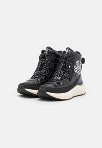 EA7 Emporio Armani Höga sneakers - black