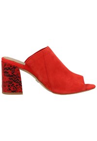 Tamaris Heeled mules - fire/snake 524