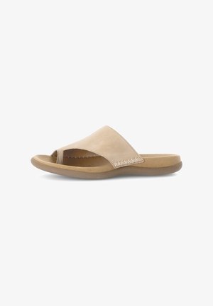 Gabor, ZEHENTRENNER - T-bar sandals - beige