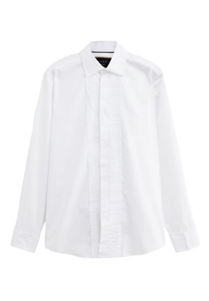 Next DOUBLE CUFF -REGULAR FIT - Skjorta - white narrow pleated
