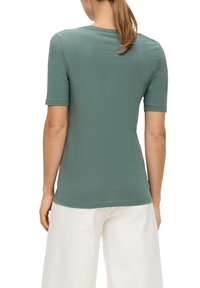 s.Oliver STRETCH - T-Shirt print - minze