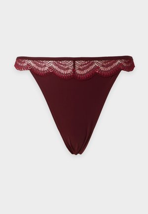 Triumph, TRIUMPH COMFORT GLAM STRING - Perizoma - claret