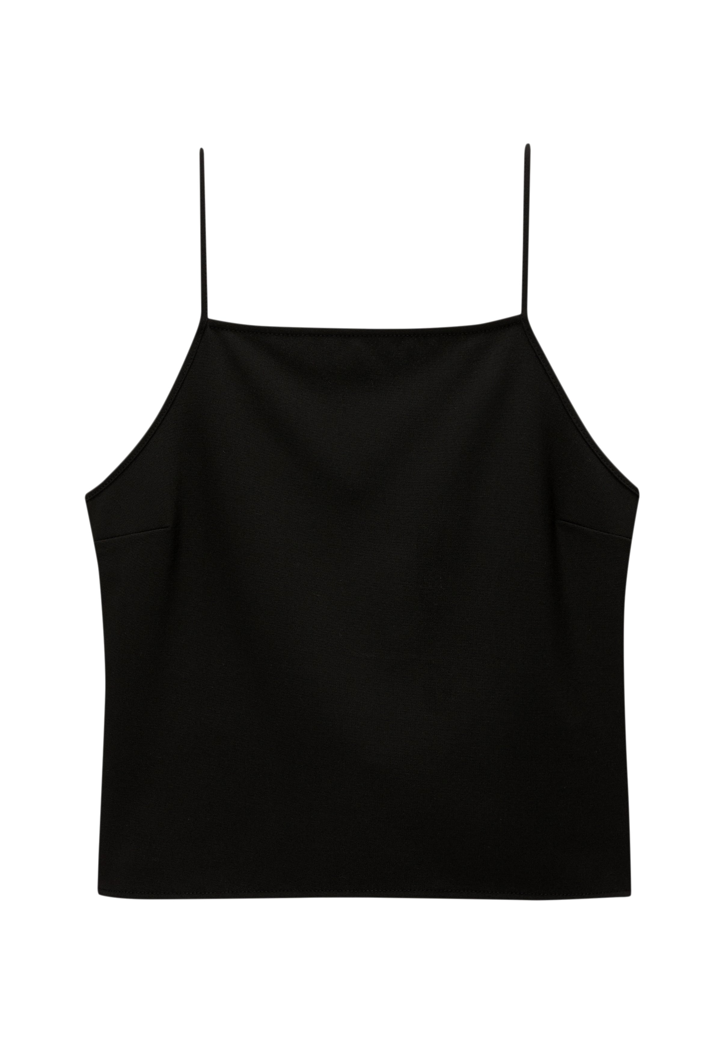 Open-back strappy top