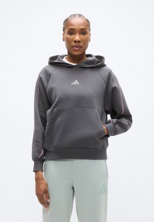 STADIUM - Sweat à capuche - grey six/tropic bloom/grey