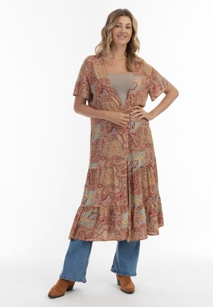 KIMONO - Let jakke / Sommerjakker - bordeaux mehrfarbig