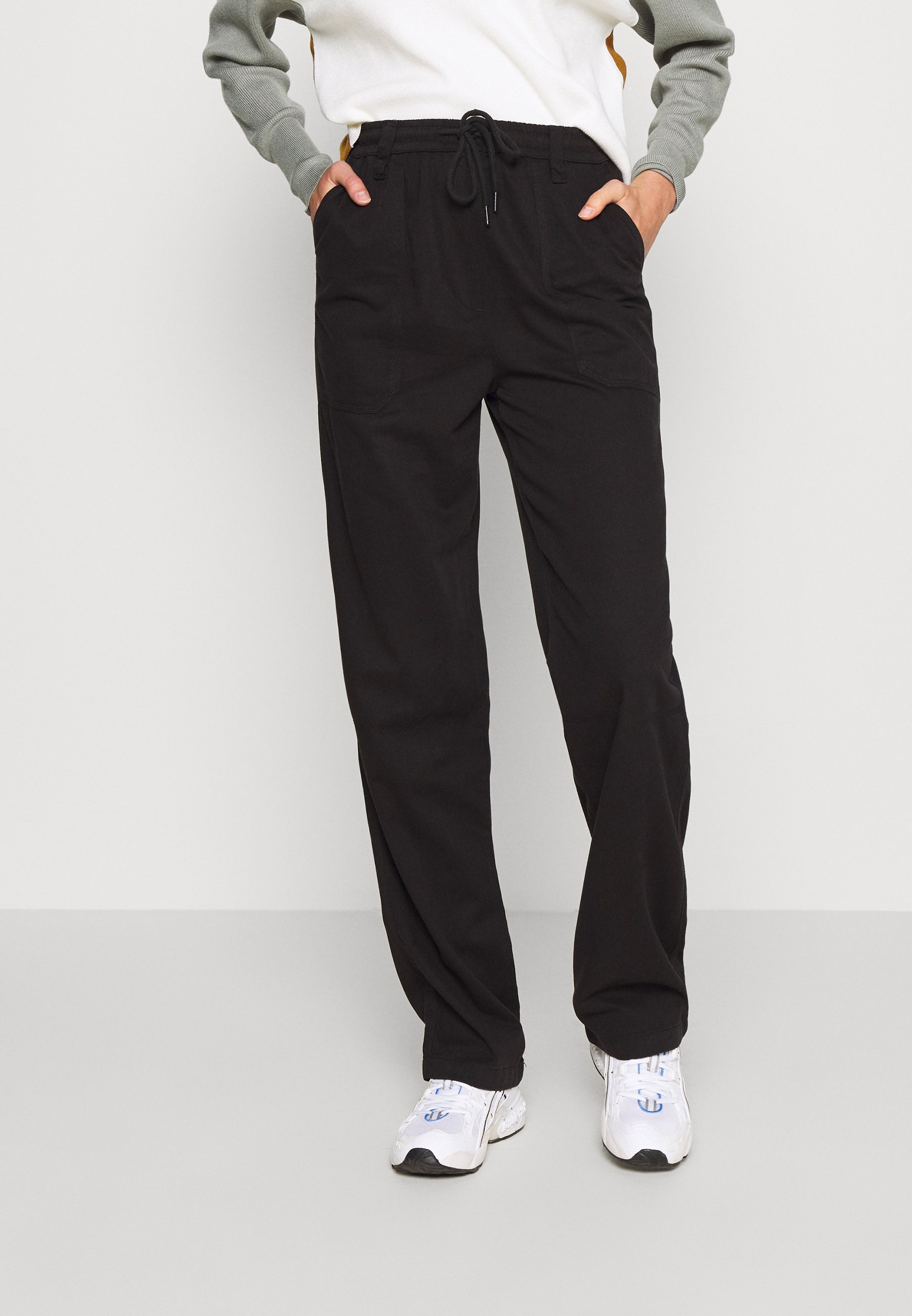 topshop black cargo trousers