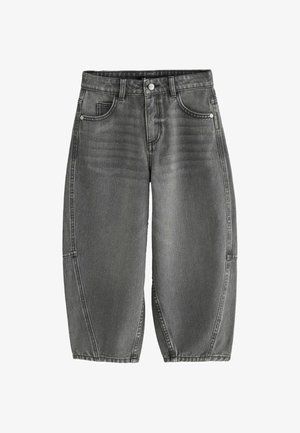 smALLSAINTS, CHARCOAL BARREL LEG JEANS - Vaqueros boyfriend - washed black