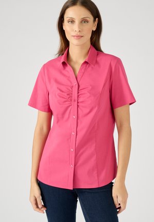 Damart Hemdbluse - Raspberry Gray