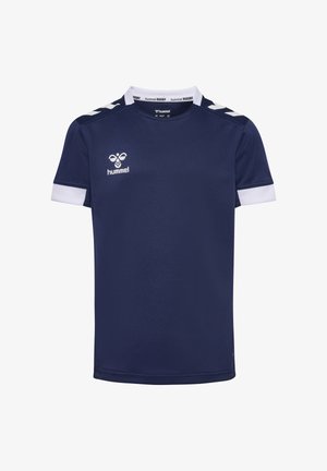 Hummel, HUMMEL HMLRUGBY JERSEY S/S KIDS UNISEX - T-shirts print - marine