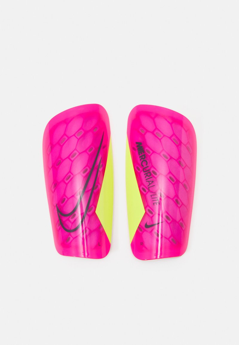 Nike Performance MERCURIAL LITE UNISEX Shin pads pink spell/volt