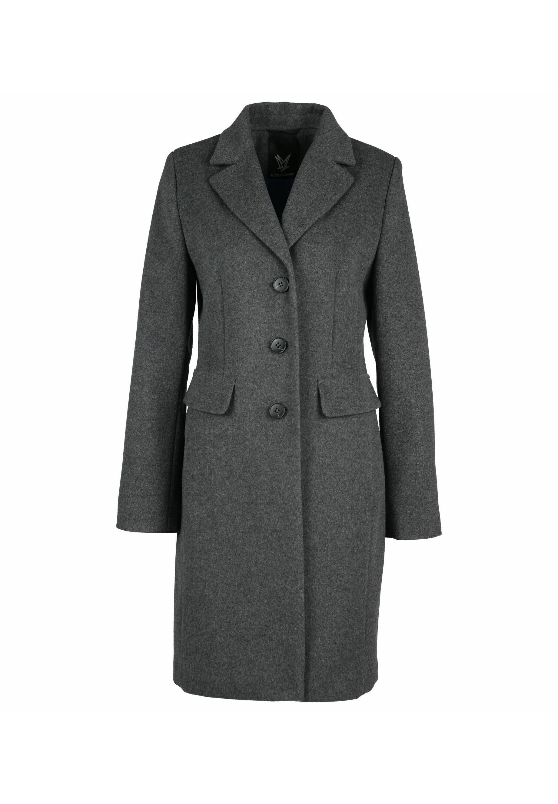 Breuninger Fuchs Schmitt Grauer Mantel Fuchs Schmitt Wollmantel