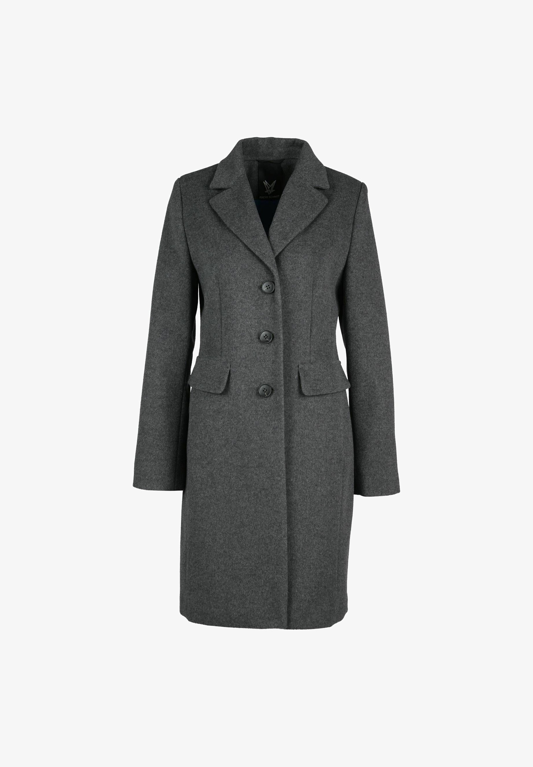 Breuninger Fuchs Schmitt Grauer Mantel Fuchs Schmitt Wollmantel