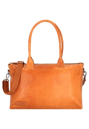 Notebooktasche - cognac