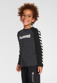 Hummel Langærmet T-shirt - asphalt