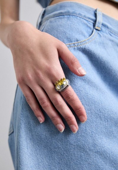 Collina Strada LIBERTY FROG - Inel - silver-coloured/gold-coloured