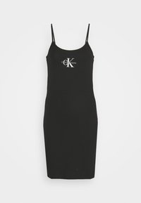 MONOLOGO STRAPPY DRESS - Džersio suknelė - black