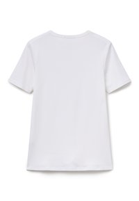 United Colors of Benetton WITH GLITTER PRINT LOGO - Triko s potiskem - white