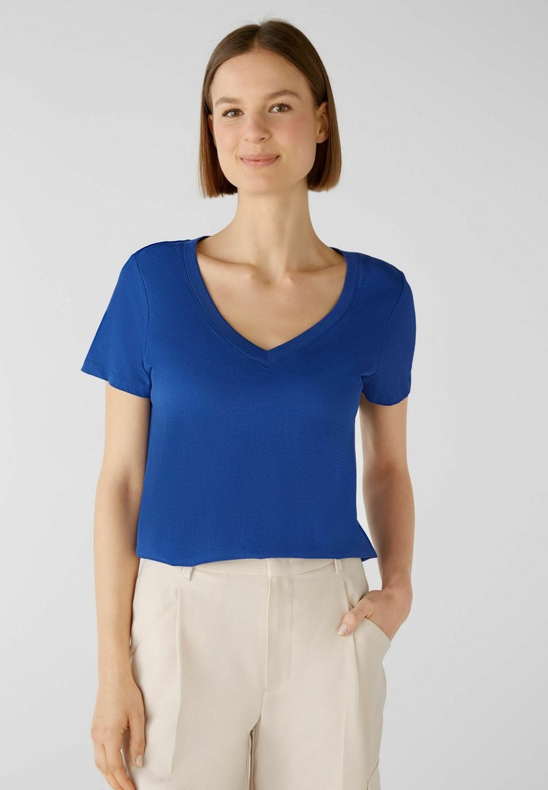 T-shirt Basique NEXT Fille 7 Ans – Bleu, Coton, Col Rond Avec Motif Graphique