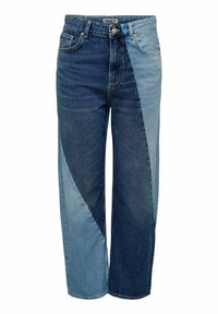 ONLY - HIGH WAIST ONLCARRIE - Straight leg jeans - dark blue denim Miniatuurafbeelding 1