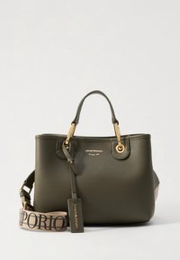 Emporio Armani Handväska - military/cuoio
