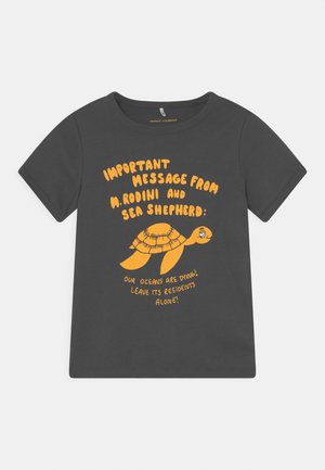 TURTLE TEE UNISEX - T-shirt imprimé - dark grey