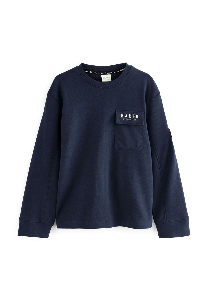 Baker by Ted Baker Tops ar garām piedurknēm - navy