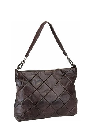 CHECK - Handbag - brown