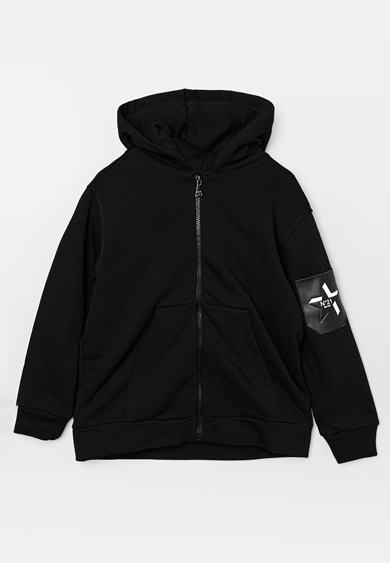 N°21 Sweater met rits zwart N°21 Sweater met rits zwart