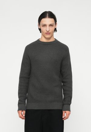 JJGLOBAL CREW NECK - Jersey de punto - asphalt