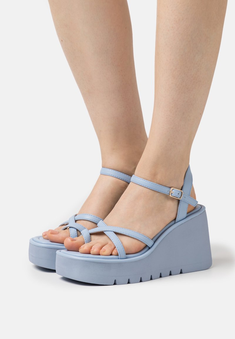 Madden Girl VAULT Zehentrenner baby blue paris/hellblau Zalando.de