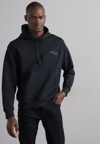 Emporio Armani FELPA - Jersey con capucha - black