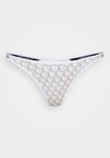 DIPPED THONG - Thong - white/grey