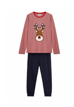 REINDEER SET - REGULAR FIT - Pyjama set - red