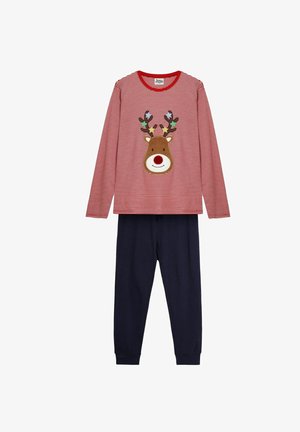 JoJo Maman Bébé, REINDEER SET - REGULAR FIT - Nattøj sæt - red