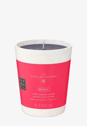 SCENTED CANDLE REFILL - THE RITUAL OF AYURVEDA - SWEET & NUTTY - SWEET ALMOND OIL & INDIAN ROSE - Duftkerze - -